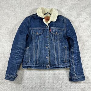 Levi-s Blue and Navy Sherpa Jacket